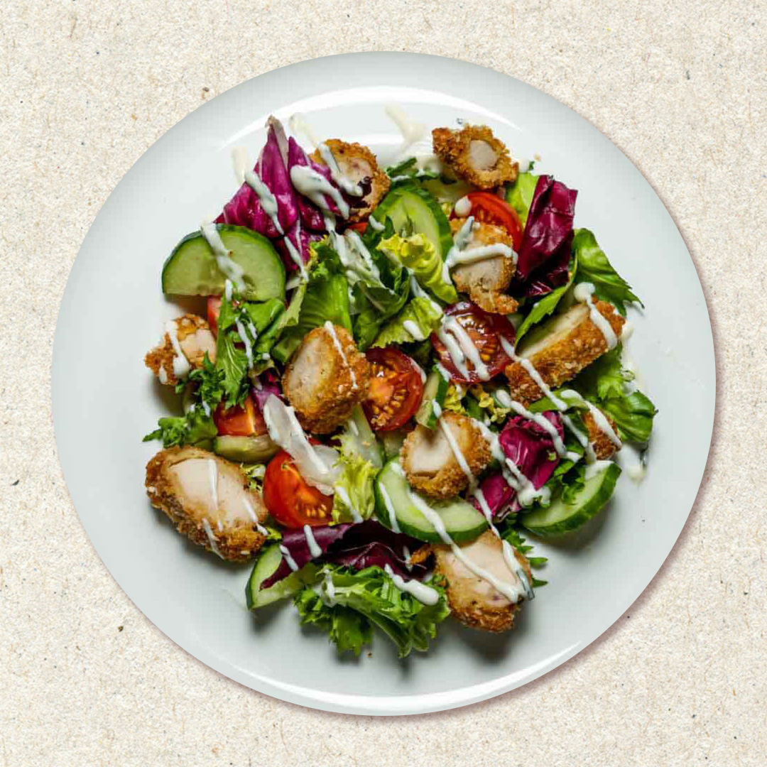 Салат з нагетсами